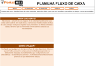 Planilha fluxo de caixa